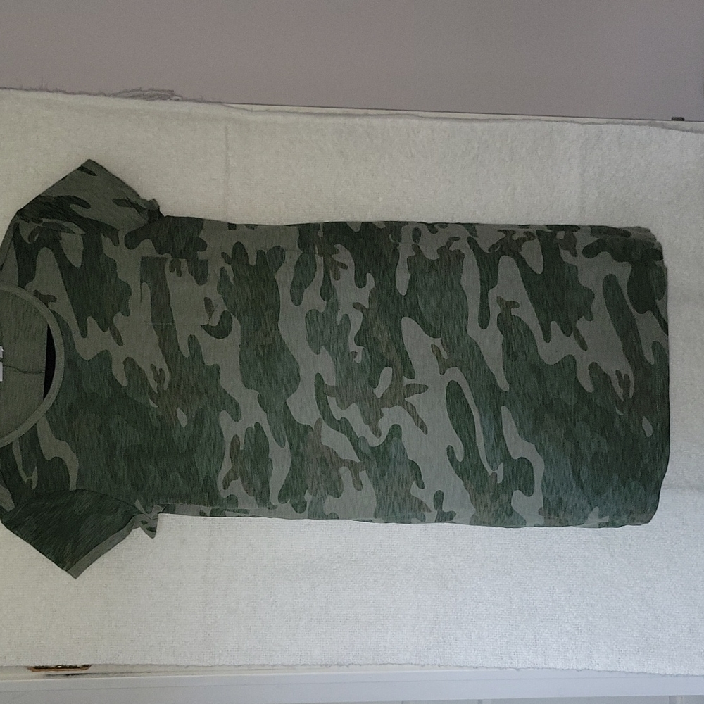 Gap Pull-over Camouflage Cotton Dress Size Medium